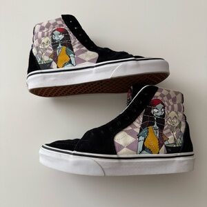 Vans Sk8-Hi Nightmare Before Christmas Sally Glow in the dark Men 5.5 Women 7